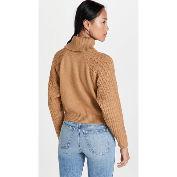 BB Dakota by Steve Madden Put A Wing On It Sweater in Light Camel XSmall - Picture 11 of 13